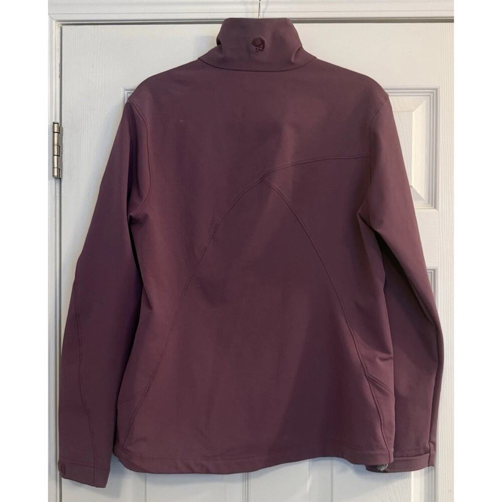 Mountain Hardwear Offwidth Softshell Jacket Women MED Purple Full Zip TufStretch - Picture 2 of 16
